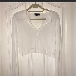 Gucci long sleeve crop top